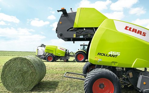 Рулонные пресс-подборщики Claas  ROLLANT 455/454 UNIWRAP