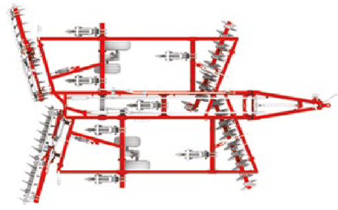 Massey Ferguson MF 4400 дискілі терең қопсытқышы