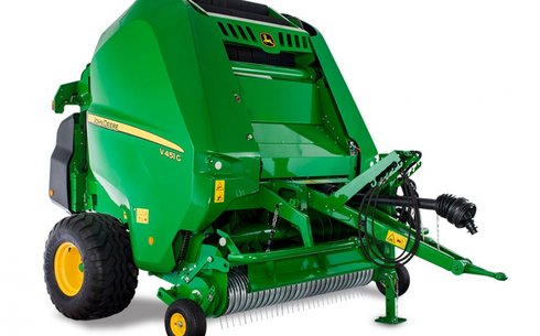 Пресс-подборщик с камерой прессования изменяемого объема John Deere V451G