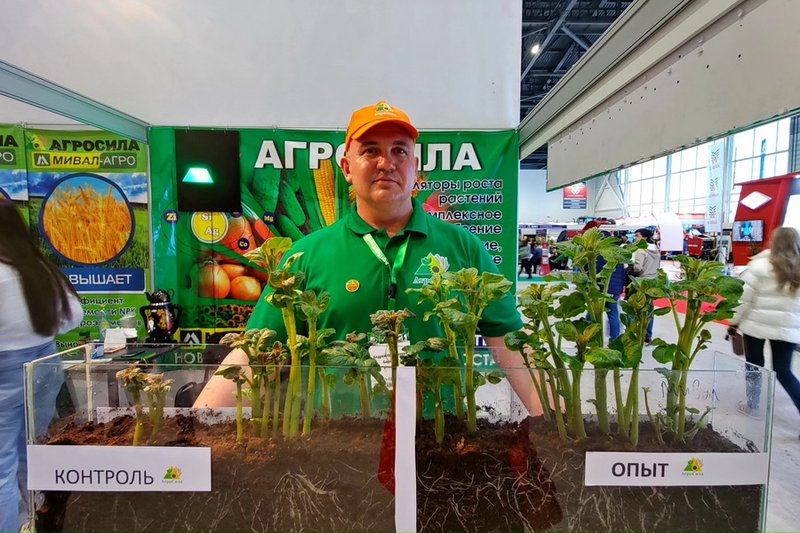 Компания «АгроСила» на выставке AgriTek/FarmTek Astana’2023 наглядно продемонстрировала эффективность стимуляторов роста растений и микроудобрений