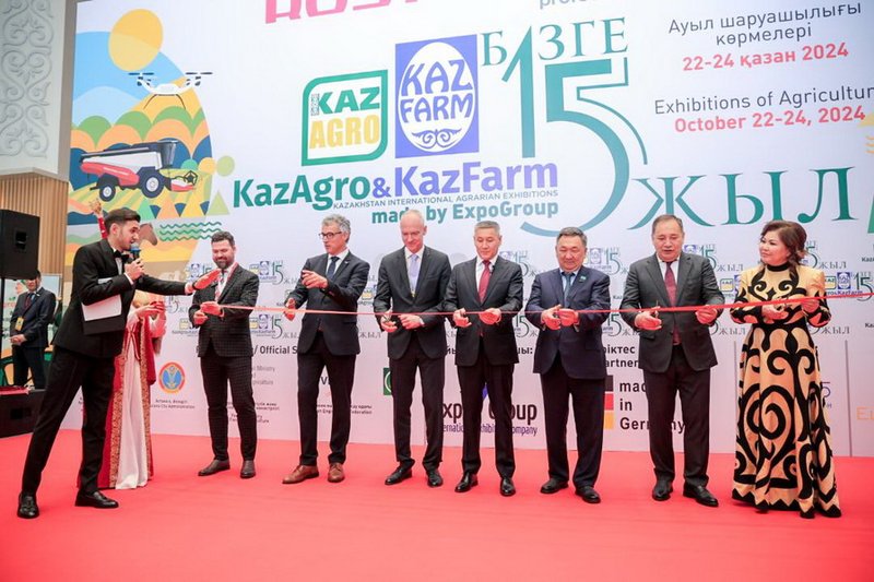 Выставки KazAgro&KazFarm проходят в Астане