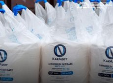 Производство гранулированного сульфата аммония начато в Казахстане