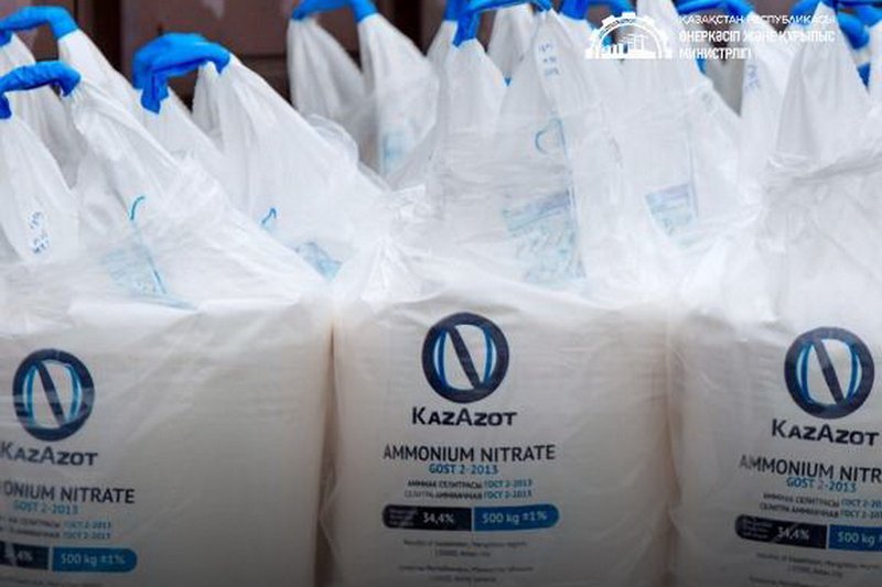 Производство гранулированного сульфата аммония начато в Казахстане