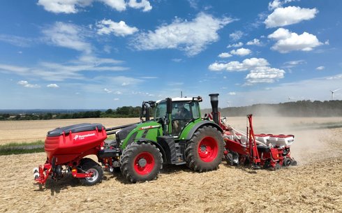 Навесная пневматическая зерновая сеялка Kverneland f-drill