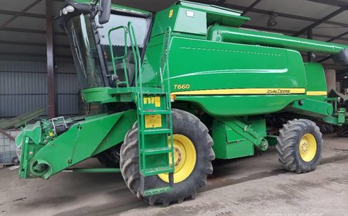 John Deere T660 комбайны