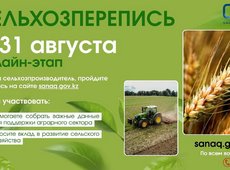 Вопросы сельскохозяйственной переписи обнародовали в Казахстане