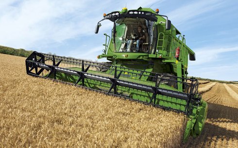 Шарнирная ленточная жатка John Deere HD40X/HD45X