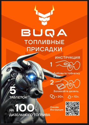 BUQA топливные присадки для дизеля