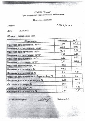 Кормовая добавка для с/х животных
