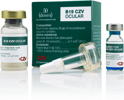 Вакцина против бруцеллеза КРС и МРС (Испания CZ Vaccines)